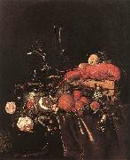 HEEM, Jan Davidsz. de, Still-Life with Fruit, Flowers, Glasses and Lobster sf